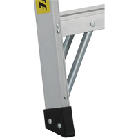 3400 Series Industrial Extra Heavy-Duty Step Ladder, 10', Aluminum, 300 lbs. Capacity, Type 1A VC245 | Caster Town
