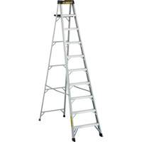 3400 Series Industrial Extra Heavy-Duty Step Ladder, 10', Aluminum, 300 lbs. Capacity, Type 1A VC245 | Caster Town