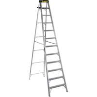 3400 Series Industrial Extra Heavy-Duty Step Ladder, 12', Aluminum, 300 lbs. Capacity, Type 1A VC315 | Caster Town