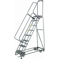 All Directional Ladders, 6 Steps, 24" Step Width, 60" Platform Height, Steel VC402 | Caster Town