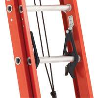 Multi-Section Extension Ladder, 300 lbs. Cap., 13' H, Grade 1A VC864 | Caster Town