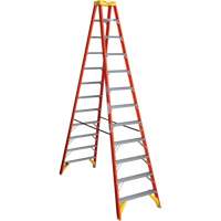 Twin Step Ladder, Fibreglass, 300 lbs. Capacity, 12' VD524 | Caster Town