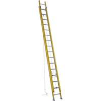 Extension Ladder, 375 lbs. Cap., 29' H, Grade 1AA VD536 | Caster Town