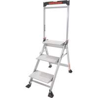 Jumbo Step™ Ladder, 2.2', Aluminum, 375 lbs. Capacity, Type 1AA VD613 | Caster Town