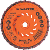 Enduro-Flex 2-in-1™ Flap Disc, 4-1/2" x 5/8"-11, 80 Grit, Ceramic VV387 | Caster Town