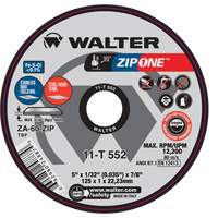 Zip One™ Cut-Off Wheel, 4-1/2" x 1/32", 7/8" Arbor, Type 1 VV493 | Caster Town