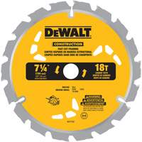 Fast Cut Framing Carbide-Tipped Saw Blade, 7-1/4", 18 Teeth, Wood Use WP534 | Caster Town