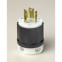 Industrial Grade Locking Device, Nylon, 30 Amps, 125 V, L5-30P XA884 | Caster Town