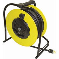 Hand-Wind Electric Cable Reels, 12", 15 A XC410 | Caster Town