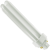 Compact Fluorescent Lamps, T4, 26 W, 4100 K, G24Q-3 Base, 12000 hrs. XC528 | Caster Town