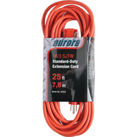 Indoor/Outdoor Extension Cord, SJTW, 16/3 AWG, 13 A, 25' XC632 | Caster Town