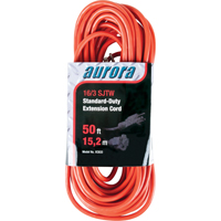 Indoor/Outdoor Extension Cord, SJTW, 16/3 AWG, 13 A, 50' XC633 | Caster Town