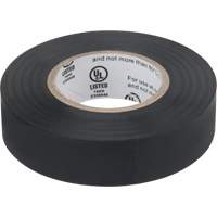 Electrical Tape, 19 mm (3/4") x 18 M (60'), Black, 7 mils XE890 | Caster Town