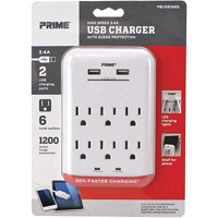 Prime<sup>®</sup> USB Charger with Surge Protector XG781 | Caster Town