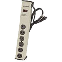 Surge Protector Strip, 6 Outlets, 900 J, 1500 W, 6' Cord XH245 | Caster Town