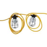 LED Stringlights, 5 Lights, 600" L, Metal Housing XH270 | Caster Town