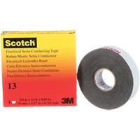 Scotch<sup>®</sup> Electrical Semi-Conducting Tape, 19 mm (3/4") x 4.6 m (15'), Black, 30 mils XH292 | Caster Town
