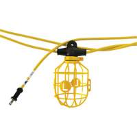 Heavy-Duty Moulded Stringlights, 5 Lights, 600" L, Plastic Housing XH643 | Caster Town