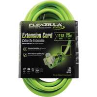 Flexzilla<sup>®</sup> Pro Industrial Extension Cord, SJTW, 12/3 AWG, 15 A, 25' XI518 | Caster Town