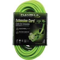 Flexzilla<sup>®</sup> Pro Industrial Extension Cord, SJTW, 14/3 AWG, 15 A, 50' XI522 | Caster Town