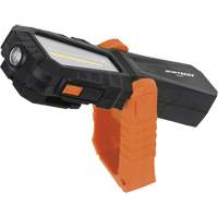 Rechargeable COB Work Light with Magnetic Pivot Base, LED, 240 Lumens, Plastic Housing XJ168 | Caster Town